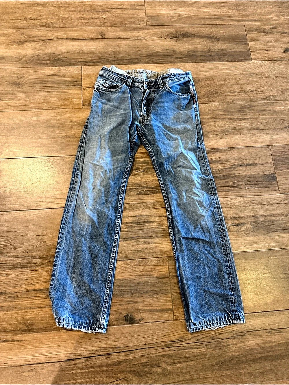 Diesel Straight Leg Jeans Waist 31 Blue